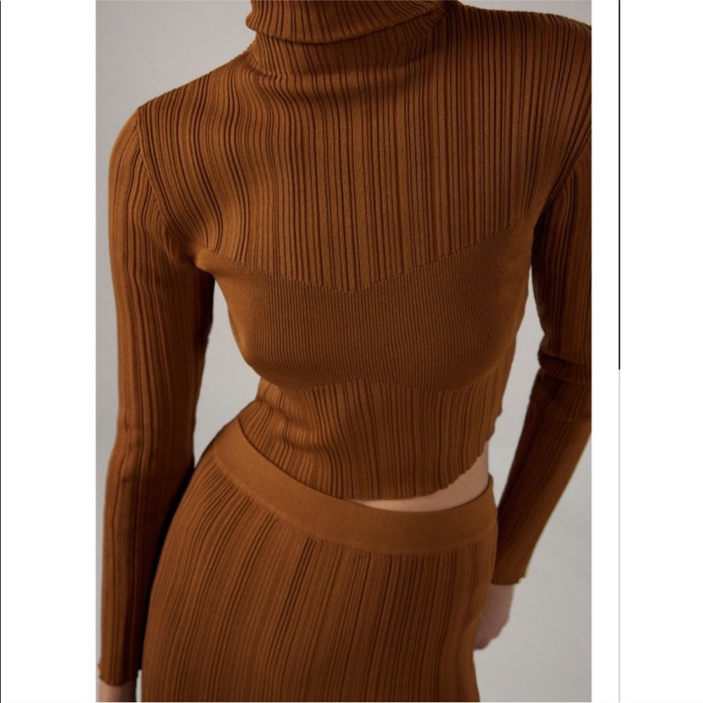 ZARA Knit Bandage 2 Piece Set (Skirt & Top)
